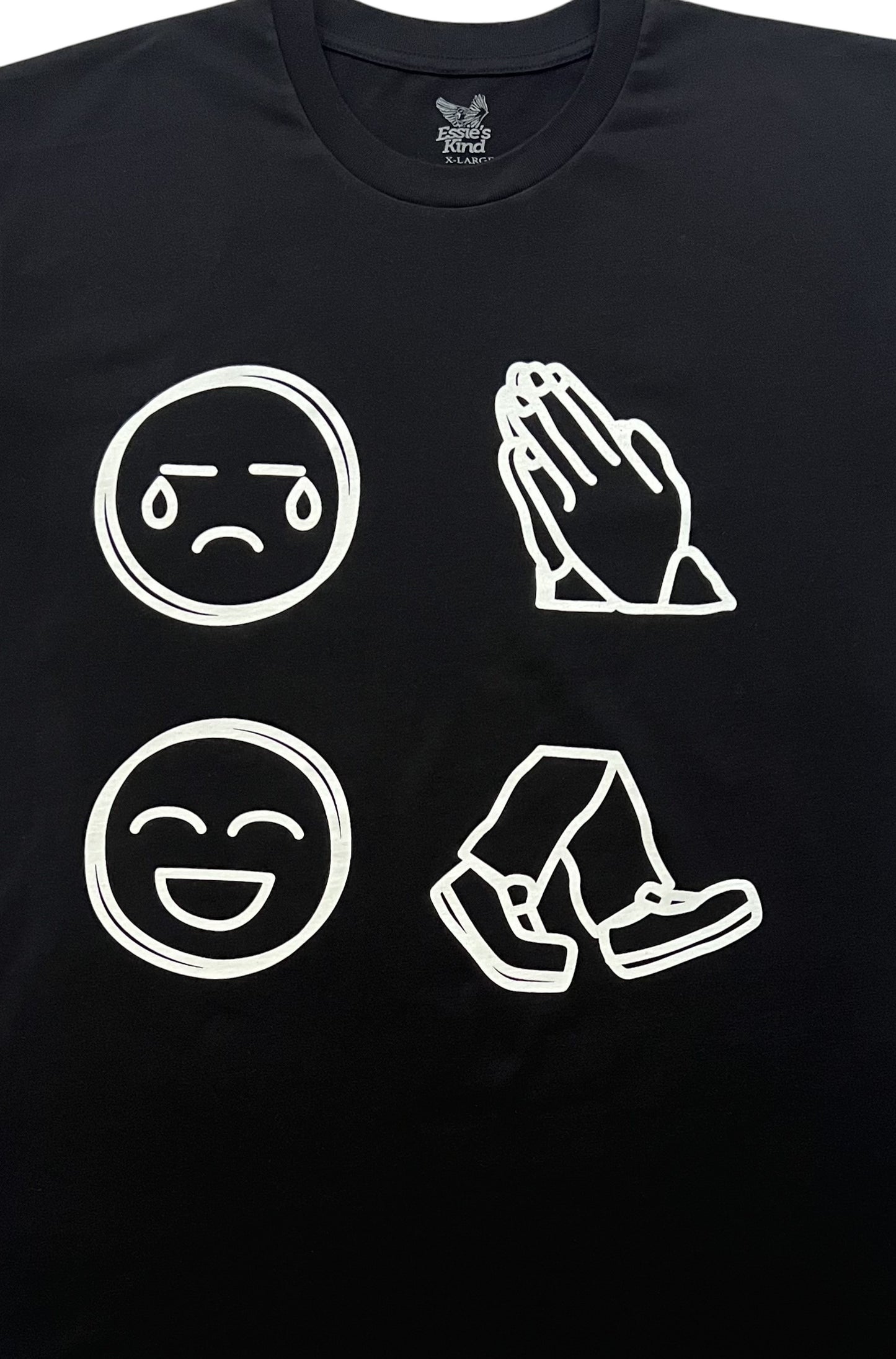 Cry, Pray, Laugh, Keep it Movin' Black Unisex T-Shirt